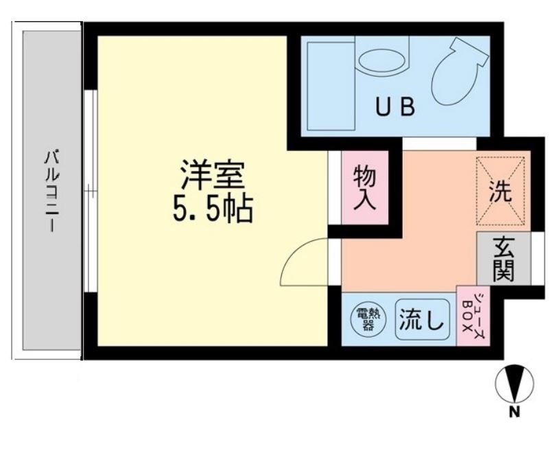 フォレストコート　602号室　間取り