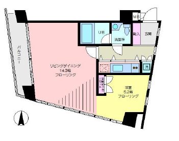 ザ・ヒルズ代々木上原　101号室　間取り