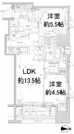 クラッシィハウス神田錦町　904号室　間取り