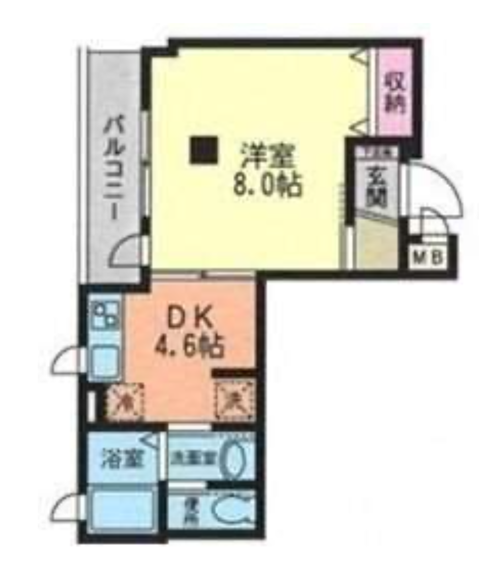 テラスファミリア稔　202号室　間取り