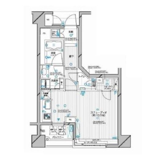 ダイナシティ碑文谷　415号室　間取り