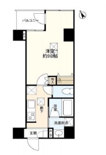 ラヴァージュ市谷台町　601号室　間取り