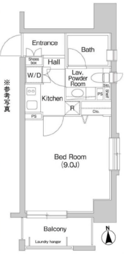 プライムアーバン目白　1103号室　間取り