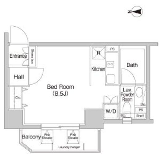プライムアーバン目白　1201号室　間取り