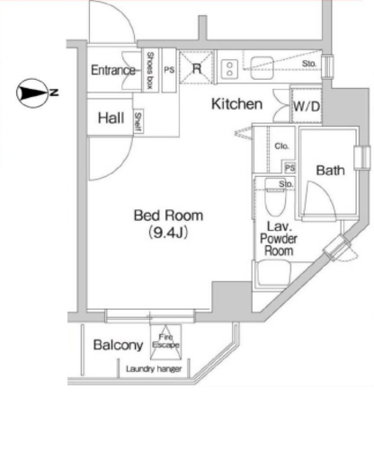 プライムアーバン目白　1205号室　間取り
