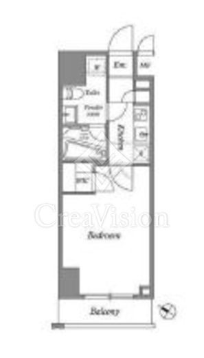 エスタート新宿　902号室　間取り