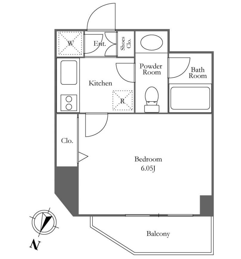 プレミアステージ笹塚　706号室　間取り