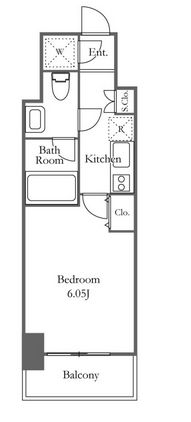 プレミアステージ笹塚　403号室　間取り