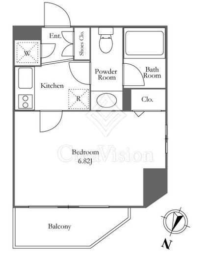 プレミアステージ笹塚　605号室　間取り