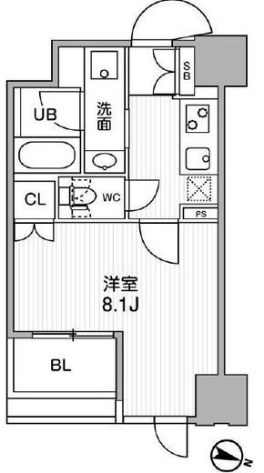 東神田テラスレジデンス　306号室　間取り