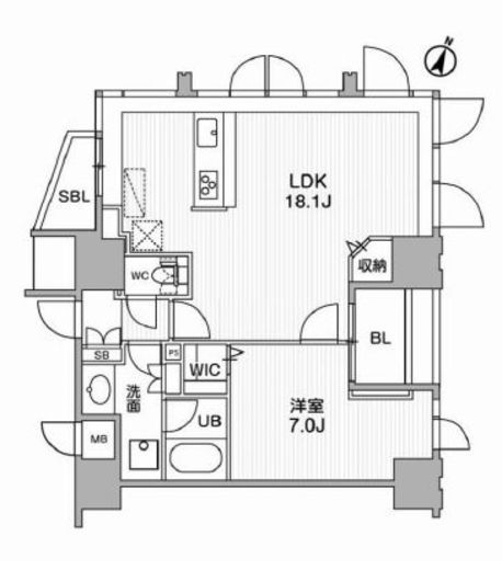 東神田テラスレジデンス　501号室　間取り