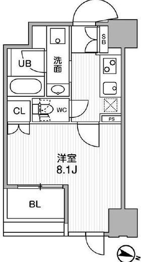東神田テラスレジデンス　604号室　間取り