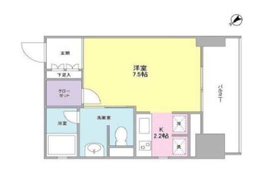 ウィスタリアマンション西新宿　1002号室　間取り
