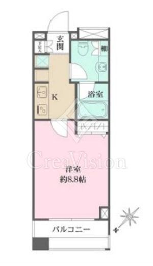 西新宿VIPROYAL　502号室　間取り