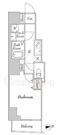 Premier市谷薬王寺 (プルミエ市谷薬王寺)　303号室　間取り
