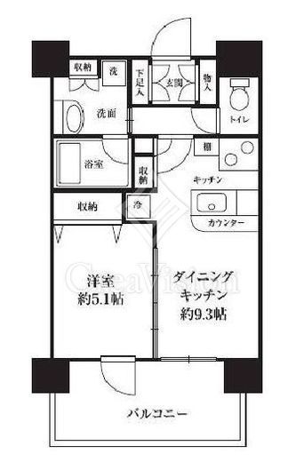 HF西新宿レジデンスイースト　202号室　間取り
