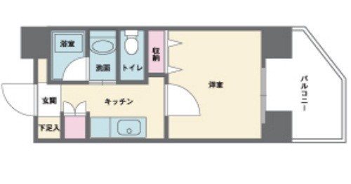 HF西新宿レジデンスイースト　204号室　間取り