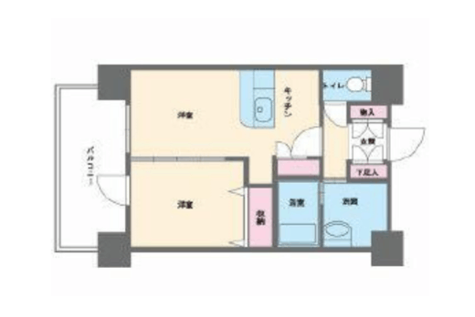 HF西新宿レジデンスイースト　801号室　間取り