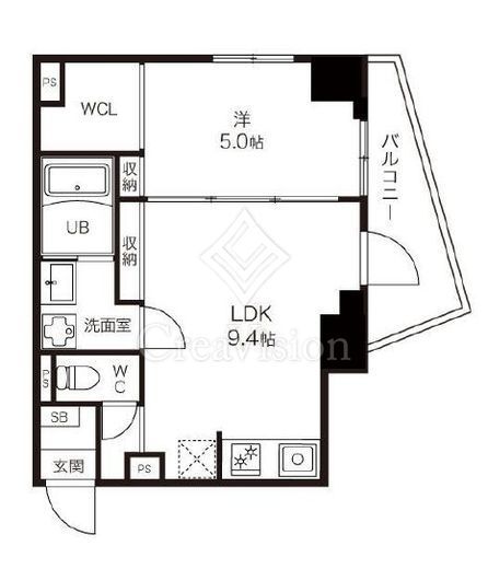 DeLCCS東新宿　202号室　間取り