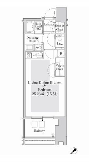 ラ・トゥール新宿ガーデン　2924号室　間取り