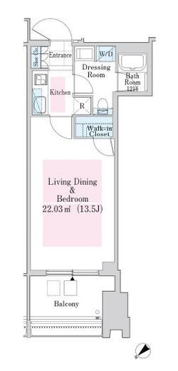 ラ・トゥール新宿ガーデン　3118号室　間取り