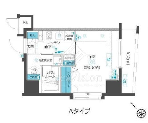 フェニックス武蔵小山　201号室　間取り