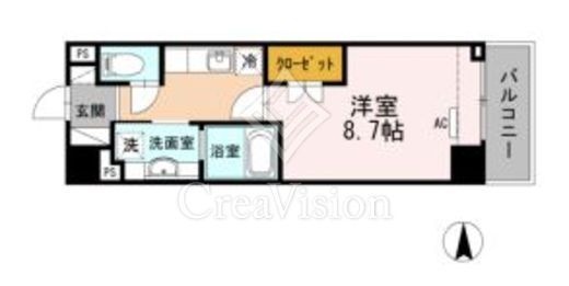 グランディーノ早稲田　202号室　間取り