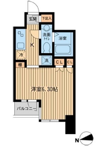 KDXレジデンス東新宿　1106号室　間取り