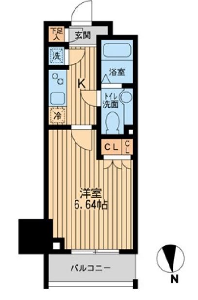 KDXレジデンス東新宿　1103号室　間取り