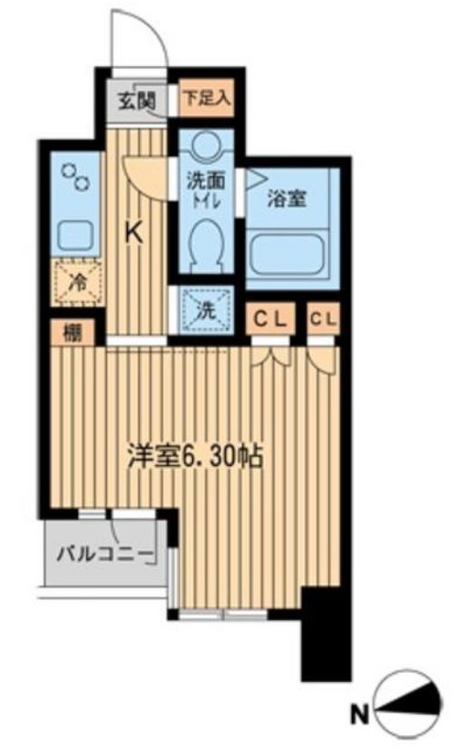 KDXレジデンス東新宿　906号室　間取り