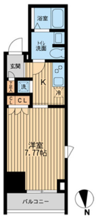 KDXレジデンス東新宿　1401号室　間取り