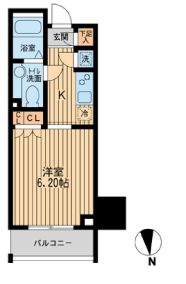 KDXレジデンス東新宿　1102号室　間取り