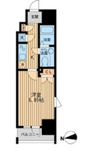 KDXレジデンス東新宿　715号室　間取り