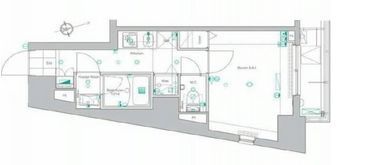 メイクスデザイン東新宿　302号室　間取り