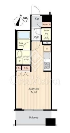 アビテ曙橋　902号室　間取り