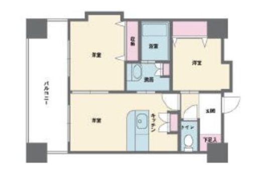 HF西新宿レジデンスウエスト　1101号室　間取り