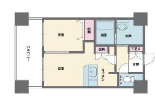 HF西新宿レジデンスウエスト　402号室　間取り