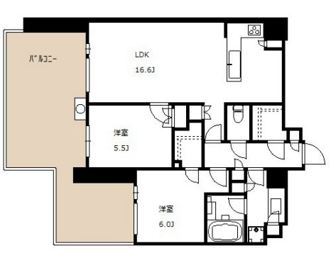 アダクストホーフ　105号室　間取り