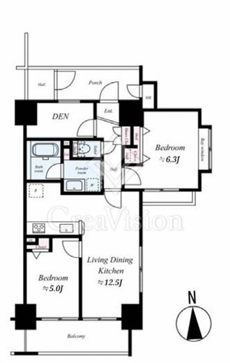 アイディーコート東新宿　402号室　間取り