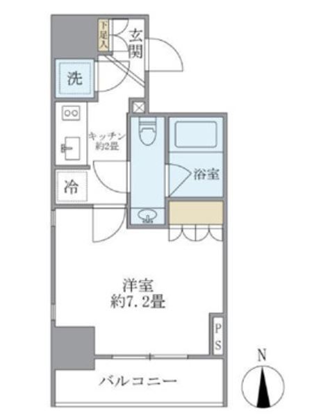 KDXレジデンス神田　602号室　間取り