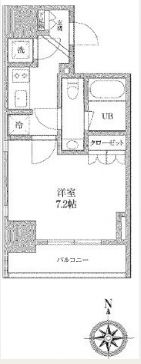 KDXレジデンス神田　202号室　間取り