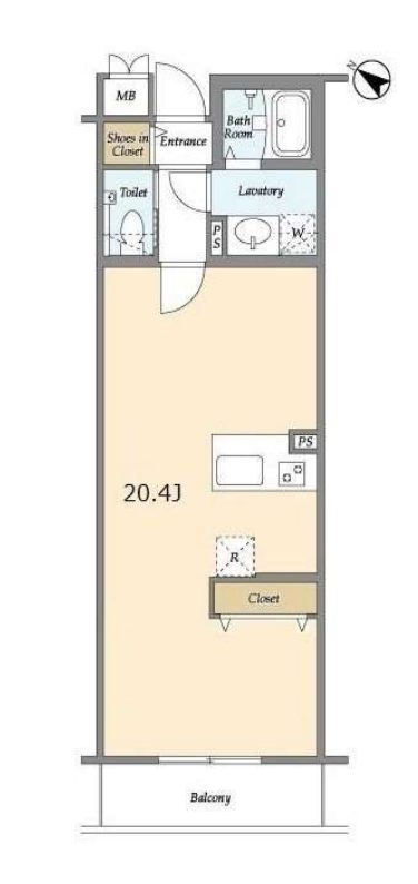BLESS北新宿　4060号室　間取り