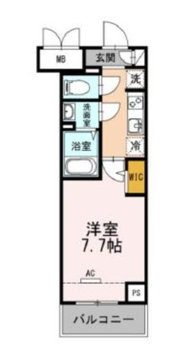 BLESS北新宿　4038号室　間取り