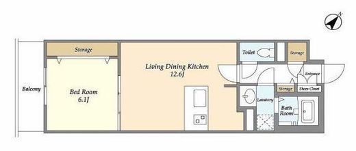 BLESS北新宿　5049号室　間取り