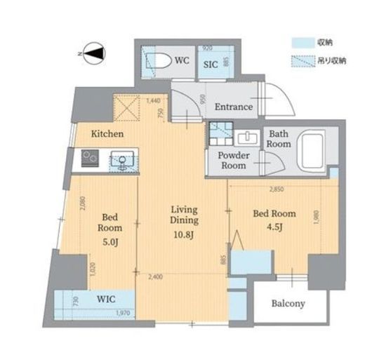 パークルール神田司町ロンド　601号室　間取り
