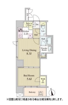 ミュール白金　402号室　間取り