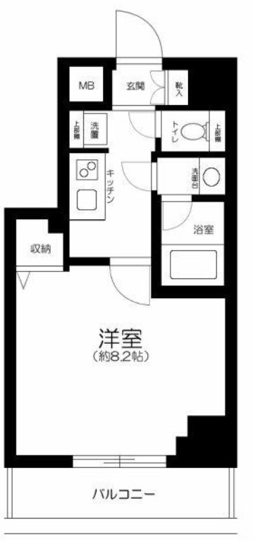 コンシェリア新宿ノースフロンティア　3F号室　間取り
