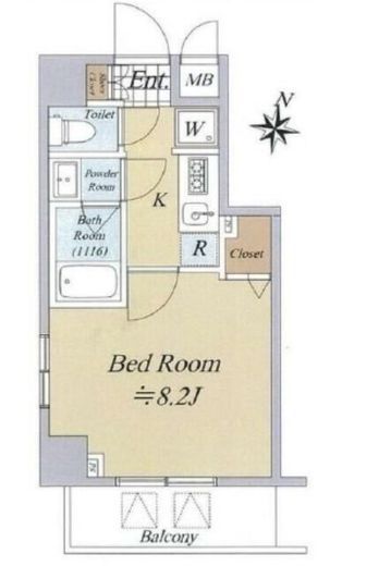 コンシェリア新宿ノースフロンティア　703号室　間取り