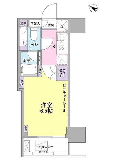 SIL西五反田（ベルファース西五反田）　206号室　間取り