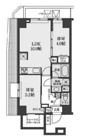 S-RESIDENCE清澄白河　702号室　間取り